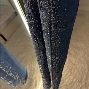 Embellished Blue Jeans